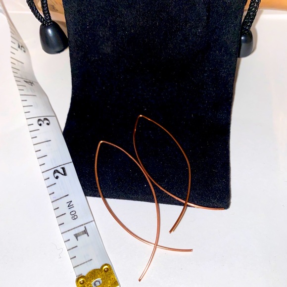 2.5” wire threader earrings - Picture 2 of 2